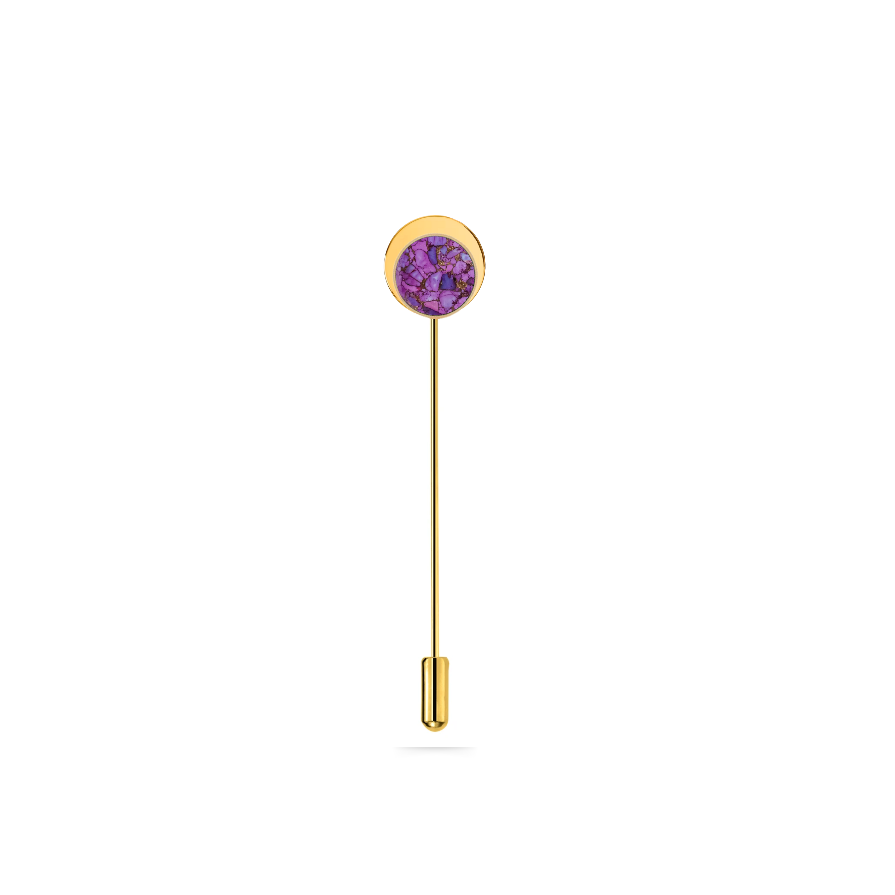 MF Mohave Purple Turquoise Unisex Lapel Pin