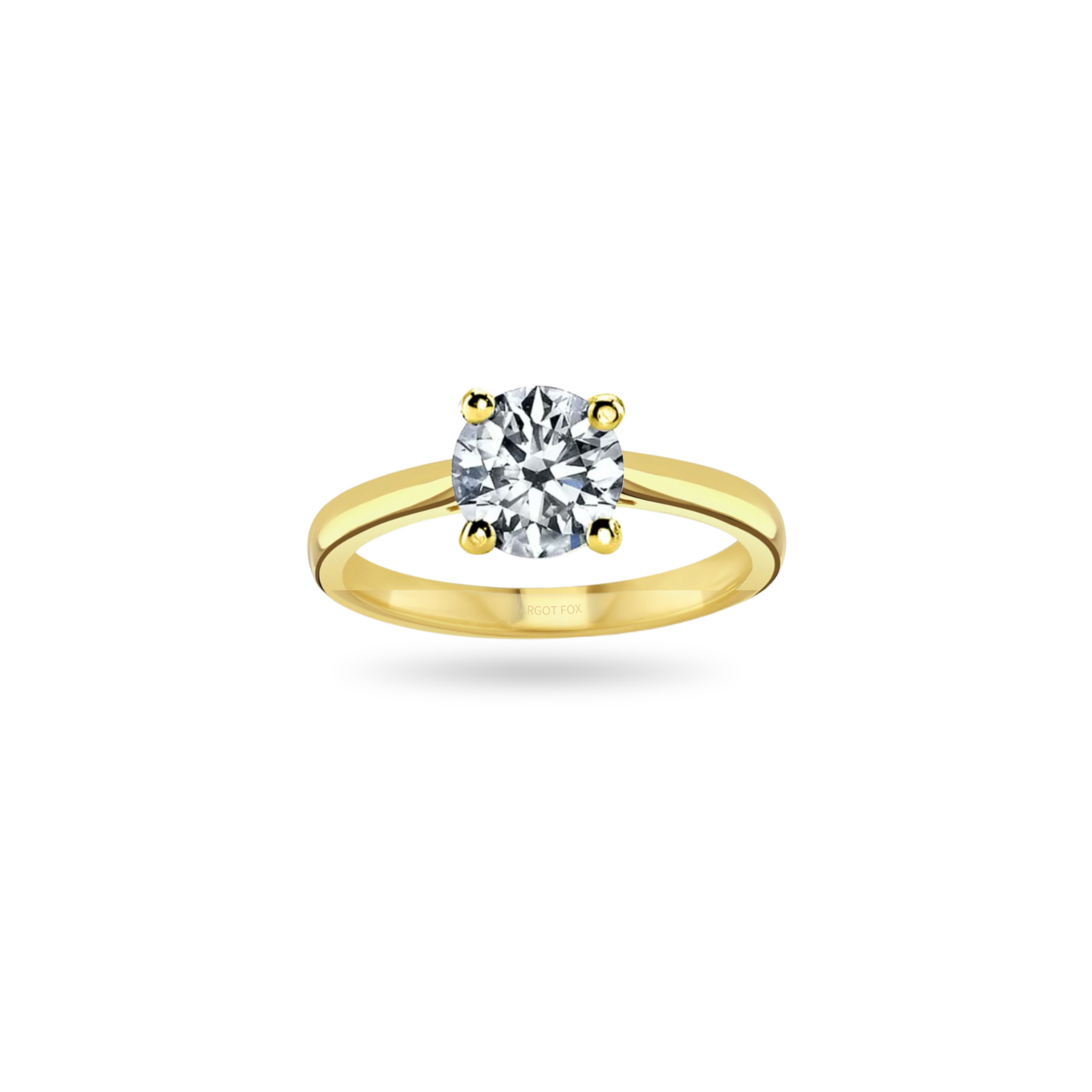 Forever Classic 1ct Brilliant Diamond Solitaire 18ct Gold Ring