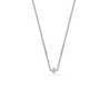 Forever Classic Petite Diamond Solitaire 18ct White Gold Necklace Margot Fox