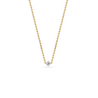 Forever Classic Mini Diamond Solitaire 18ct Yellow Gold Necklace Margot Fox