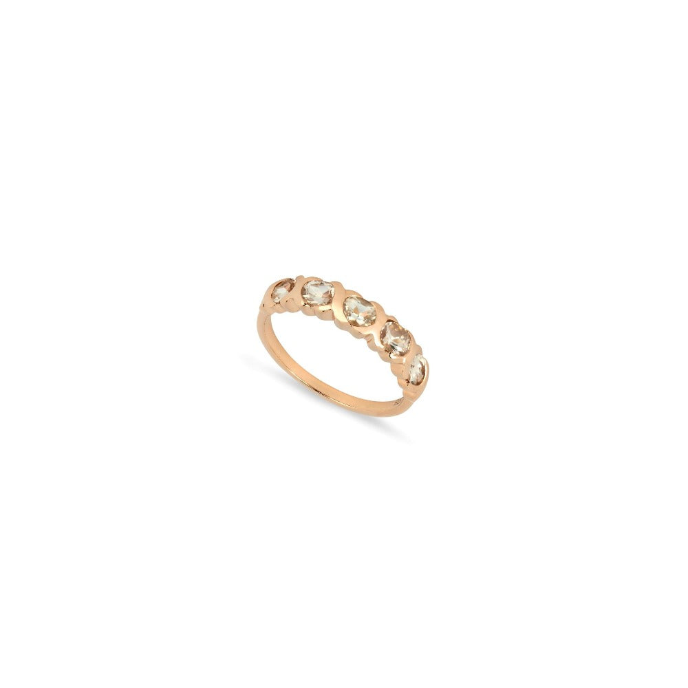 Forever Classic Pink Morganite Eternity Ring