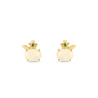 Demeter's Sympathy Ethiopian Opal & Tsavorite Floral Stud Earrings Margot Fox